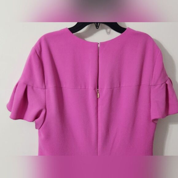 Trina Turk Jacinta Petal Sleeve Shift Dress Size 10 - Picture 8 of 9